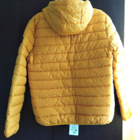 Мъжко зимно яке, чисто ново. Размер S/M, цвят жълт, снимка 2 - Якета - 44571173