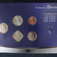 Комплектен сет - Бахамски о-ви 1992-2007 , 5 монети , снимка 2 - Нумизматика и бонистика - 44534317