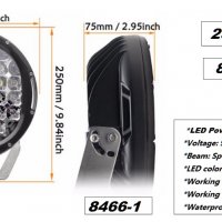 Водоустойчив Метален Халоген Стъклен обектив 12/24V  LED-C96-CR черен-пита 185W (1бр.) -/250761, снимка 7 - Аксесоари и консумативи - 30700359