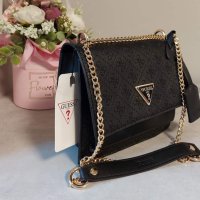 Луксозна Черна чанта Guess/SG38GE, снимка 1 - Чанти - 42080015