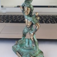 Антикварна френска бронзова фигура статуетка , снимка 7 - Антикварни и старинни предмети - 38422590