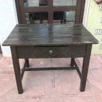 Автентична дървена маса. №0775, снимка 1 - Антикварни и старинни предмети - 34125670