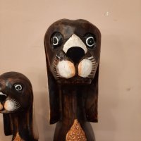 дървени статуетки кучета, снимка 8 - Декорация за дома - 42612139