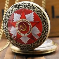 Джобен винтидж кварцов часовник СССР, снимка 1 - Други ценни предмети - 32188649
