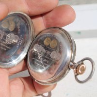 Швейцарски джобен сребърен часовник ''Zenith'' 52 мм, снимка 6 - Антикварни и старинни предмети - 38333626