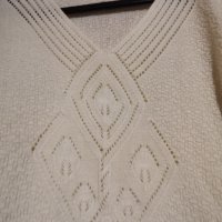 КРАСИВА БЯЛА БЛУЗА МАКСИ РАЗМЕР 2XL , снимка 4 - Блузи с дълъг ръкав и пуловери - 31028285