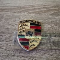 Емблеми Лога Порше Porsche два размера, снимка 2 - Аксесоари и консумативи - 34178546