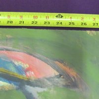 Стара Картина Беширов акрилни бои, подписана, снимка 9 - Картини - 31822201