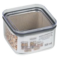  Пластмасов прозрачен контейнер за съхранение на храна 500 мл, снимка 3 - Други стоки за дома - 44198632