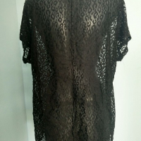 Еластична дантелена блуза тип туника "Bon a parte"® / голям размер , снимка 6 - Туники - 36575312