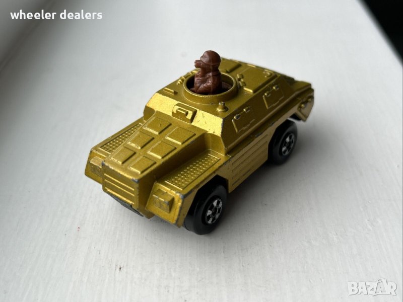 Метална количка Matchbox Stoat Armored Truck 1/64, снимка 1