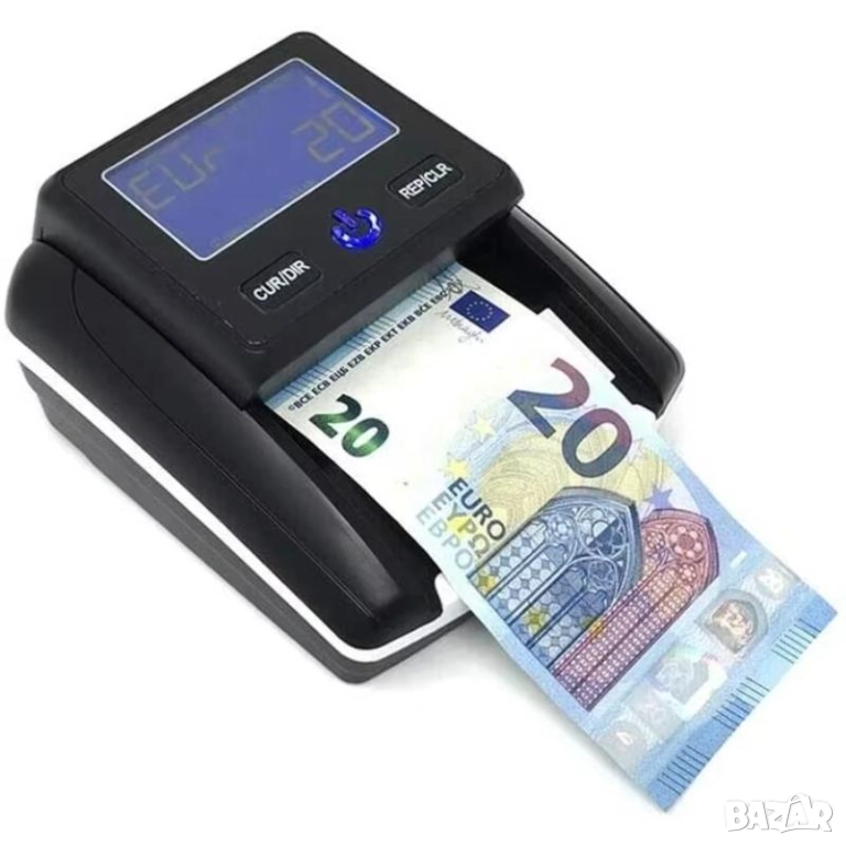 Нов Детектор за фалшиви EURO банкноти/брояч, снимка 1