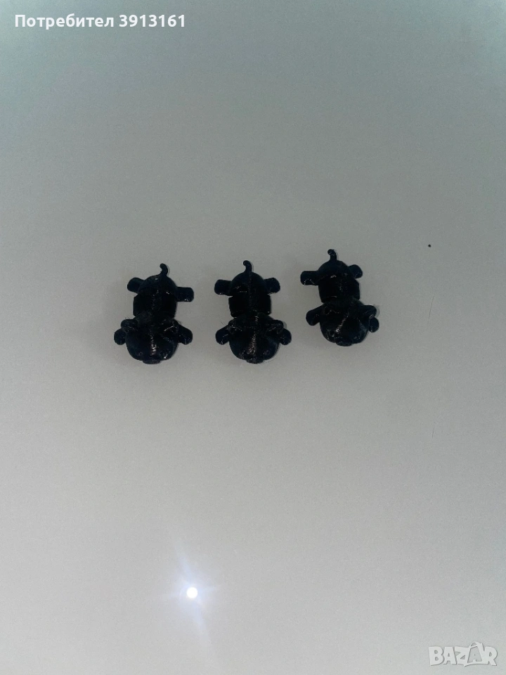 3д черни прасенца, снимка 1