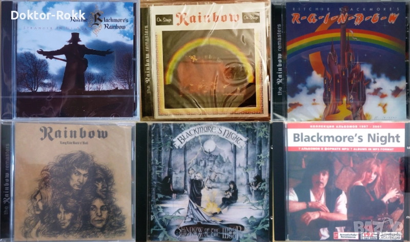 Rainbow + Blackmore's Night – оригинални и неофициални CD , снимка 1