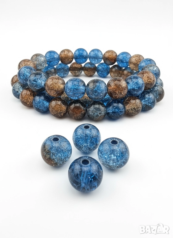 Стъклени Мъниста за Бижута 10мм 8мм 6 мм 4мм J267, снимка 1