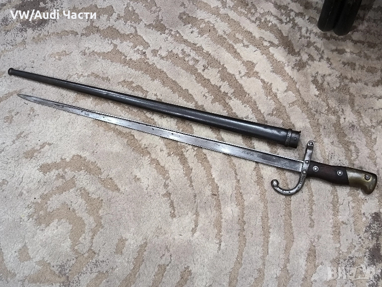 Френски щик нож байонет ГРА GRASS M1874, снимка 1