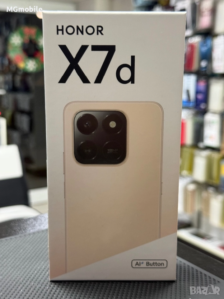 Honor X7d,Velvet Black,256GB/8GB RAM *ЧистоНов**3г Гаранция*, снимка 1