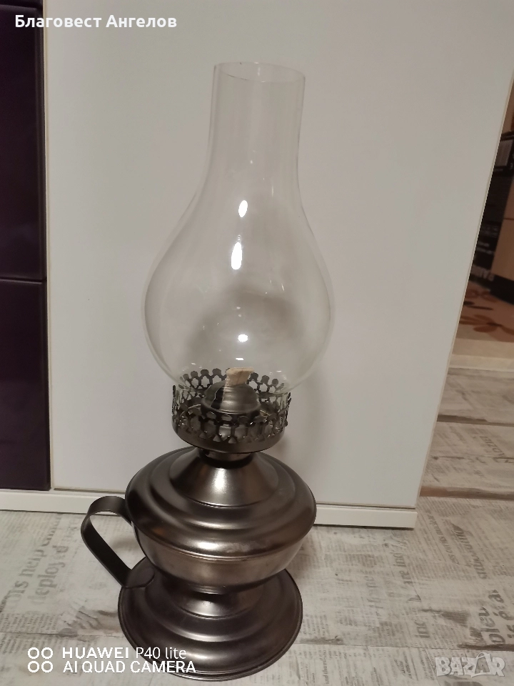 Метална газена лампа , снимка 1