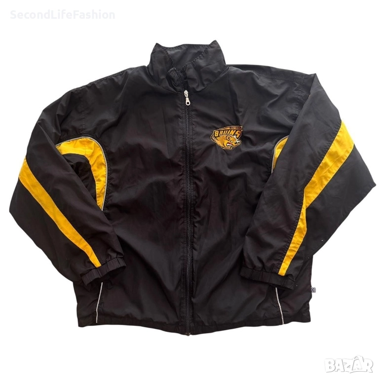 Мъжко яке Kobe Ball River Bruins винтидж ветровка, размер L, 90-те., снимка 1
