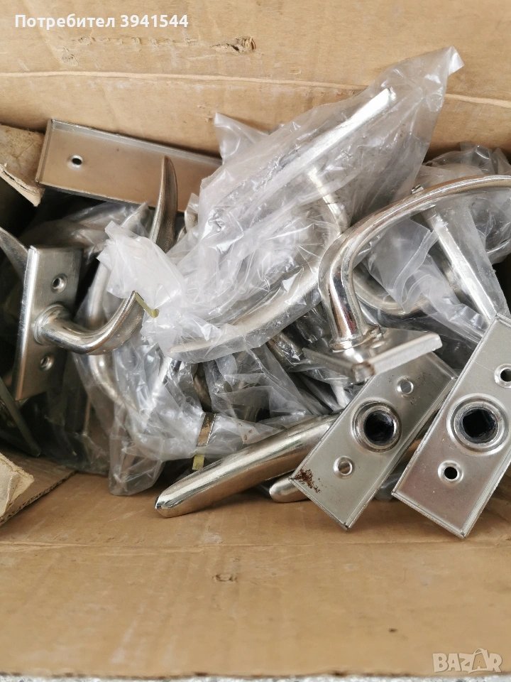 Метални дръжки за дървени врати и прозорци , снимка 1