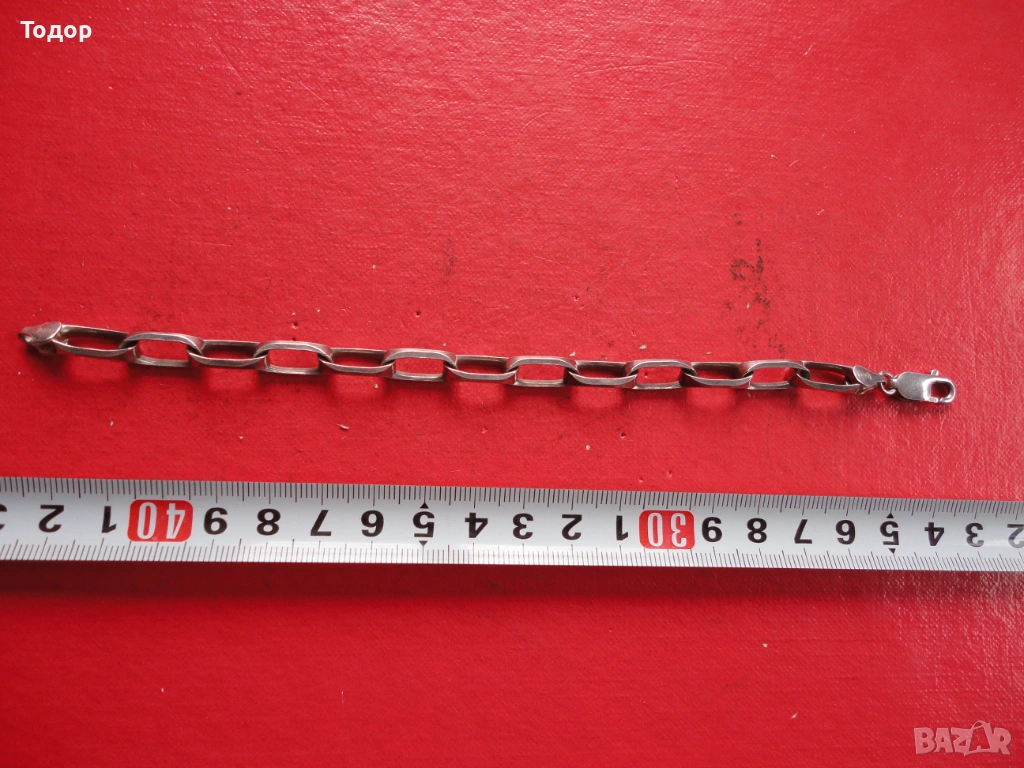 Шведска сребърна гривна GHA 925, снимка 1