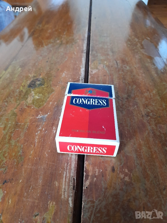 Кутия от цигари Congress, снимка 1