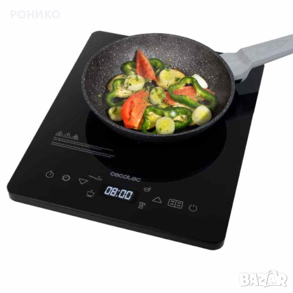 CECOTEC Full Crystal Onyx Black - индукционен котлон, снимка 1
