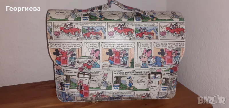 Дамска чанта раница Disney  и тениски, снимка 1