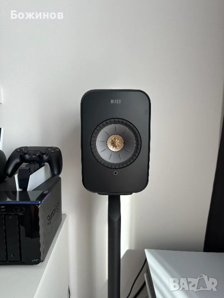 Колони KEF LSX II + оригинални стойки, снимка 1