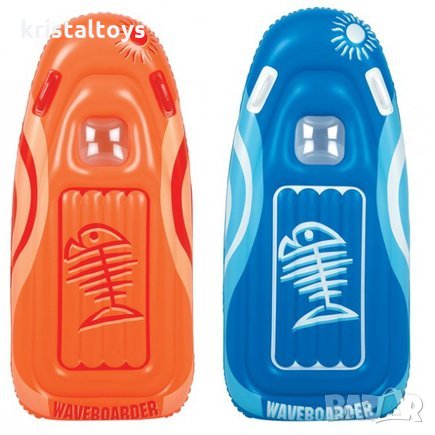 Bart - Надуваем сърф Риба 18288 - 140*64, снимка 1