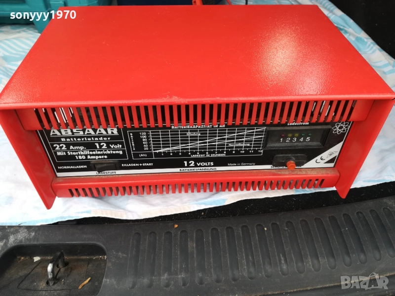 ABSAAR 22A-12V CHARGER-ВНОС SWISS 1810252258, снимка 1