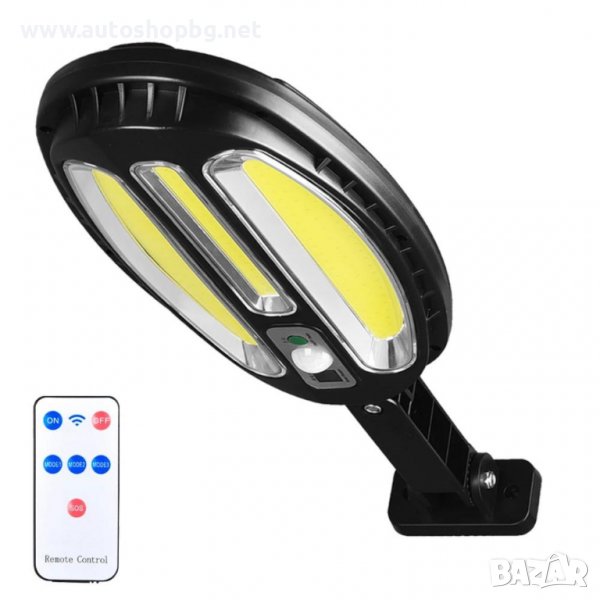 Соларна LED улична лампа 300 W ,HB8288A, овална, 138 LED COB, снимка 1