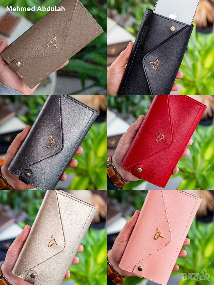 Различни цветове дамски портмонета, снимка 1