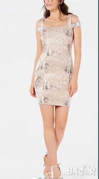 GUESS рокля с голи рамена,S,УНИКАТ!USA, снимка 1