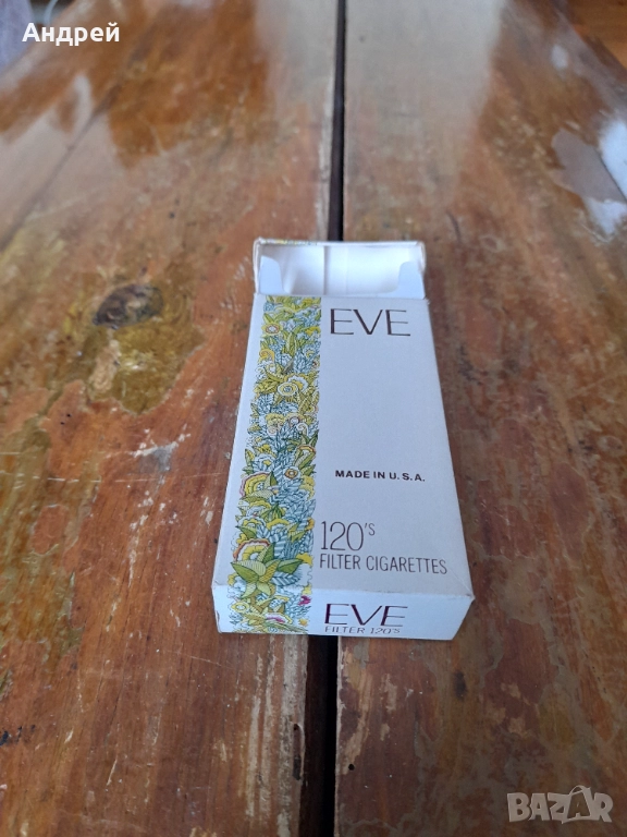 Кутия от цигари Eve, снимка 1