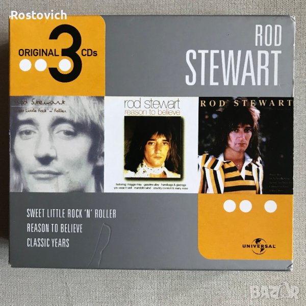 Rod Steward , original 3 CD., снимка 1