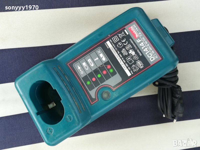 MAKITA 7,2-14,4V ЗАРЯДНО ЗА БАТЕРИЙ ОТ ШВЕЦИЯ 1709231255, снимка 1