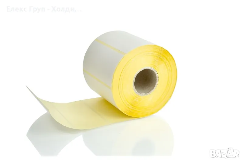 Самозалепващи етикети 100×51 mm бели, ролка 1250 бр., снимка 1