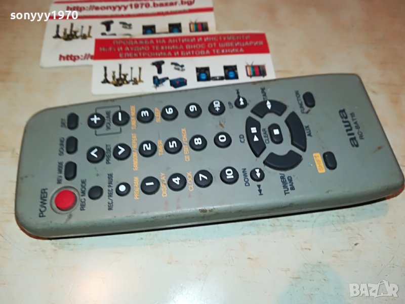 AIWA RC-BAT15 AUDIO REMOTE 0309221954, снимка 1