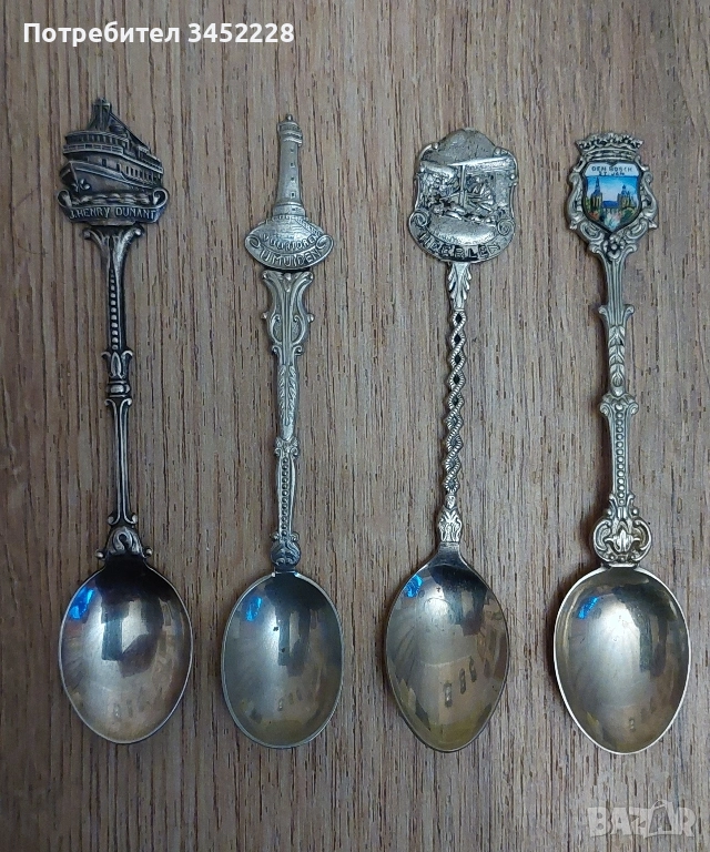 лъжички за колекционери 4 броя , снимка 1