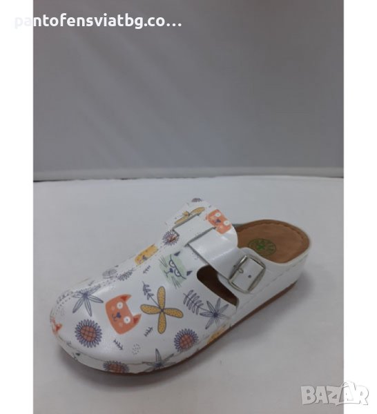 Дамско сабо цветен принт 36/41, снимка 1