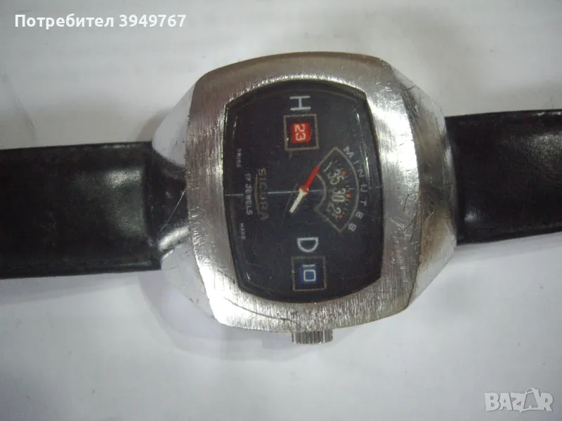 Стар интересен часовник, снимка 1