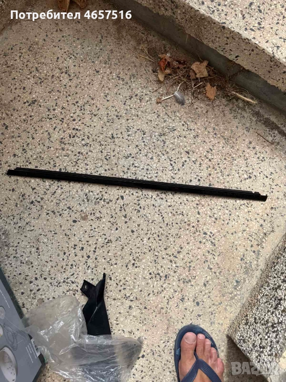 Горна външна черна гланц лайсна задна дясна врата на Range Rover Evoque само за 100лв. BJ32-255A60, снимка 1