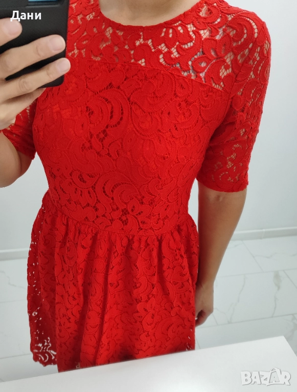 дантелена рокля хл, снимка 1
