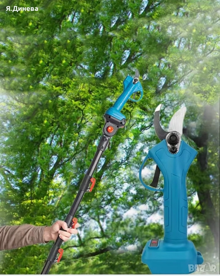 Акумулаторна телескопична ножица SeeSii 21v, снимка 1