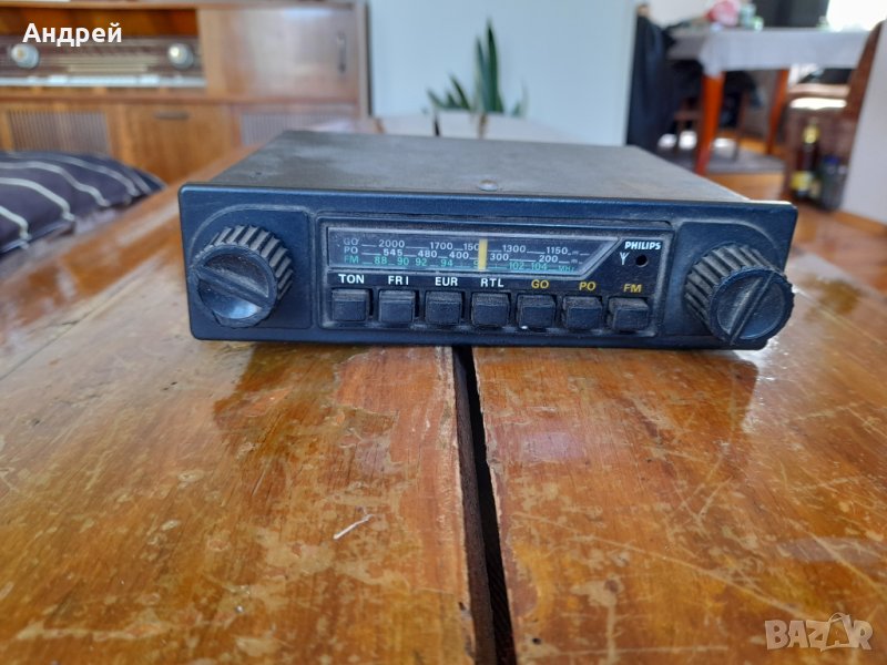 Старо автомобилно радио Philips #3, снимка 1