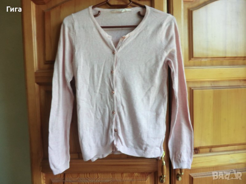 розова тънка жилетка НМ, снимка 1