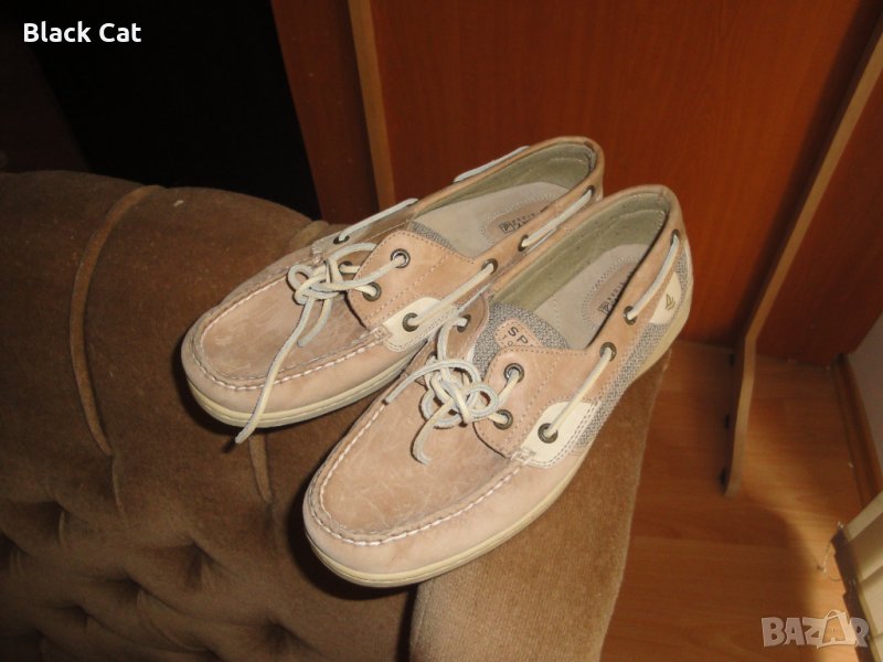 Нови оригинални кожени дамски обувки "Sperry Top-Sider" ("Спери"), мокасини, естествена кожа, кецове, снимка 1