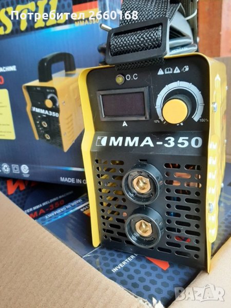 Инверторен Електрожен MMA 350А , снимка 1