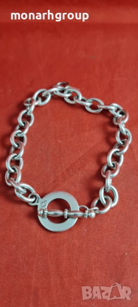 Сребърна гривна, снимка 1